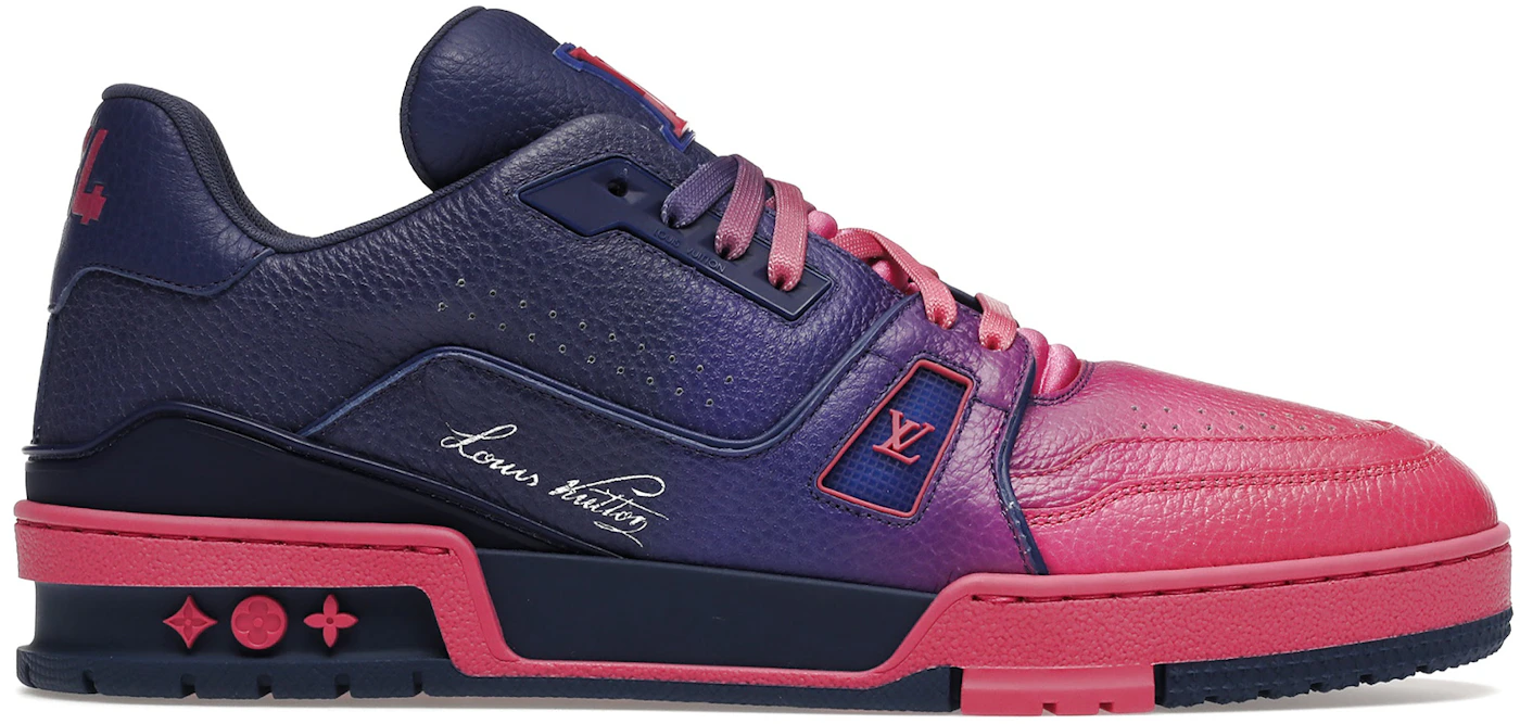 Louis Vuitton White/Purple/Pink Monogram Sneaker