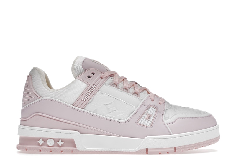 Pink louis sales vuitton sneakers