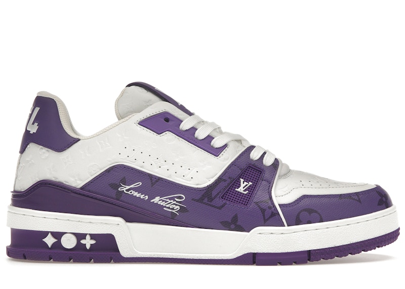 Louis vuitton cheap purple sneakers