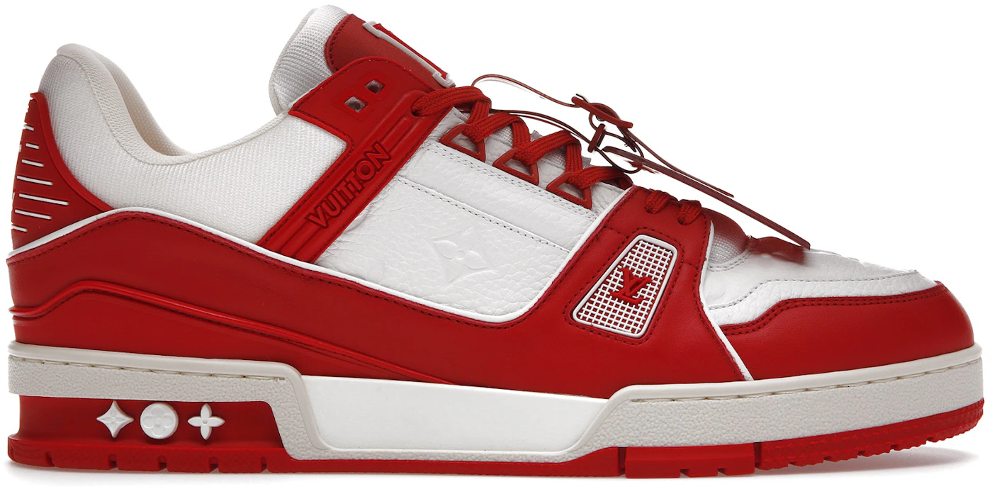 Louis Vuitton Red Fashion Sneakers for Men