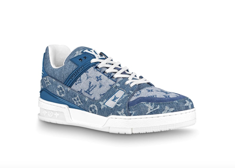 Louis Vuitton Trainer Sneaker Denim Monogram - 1A7S53