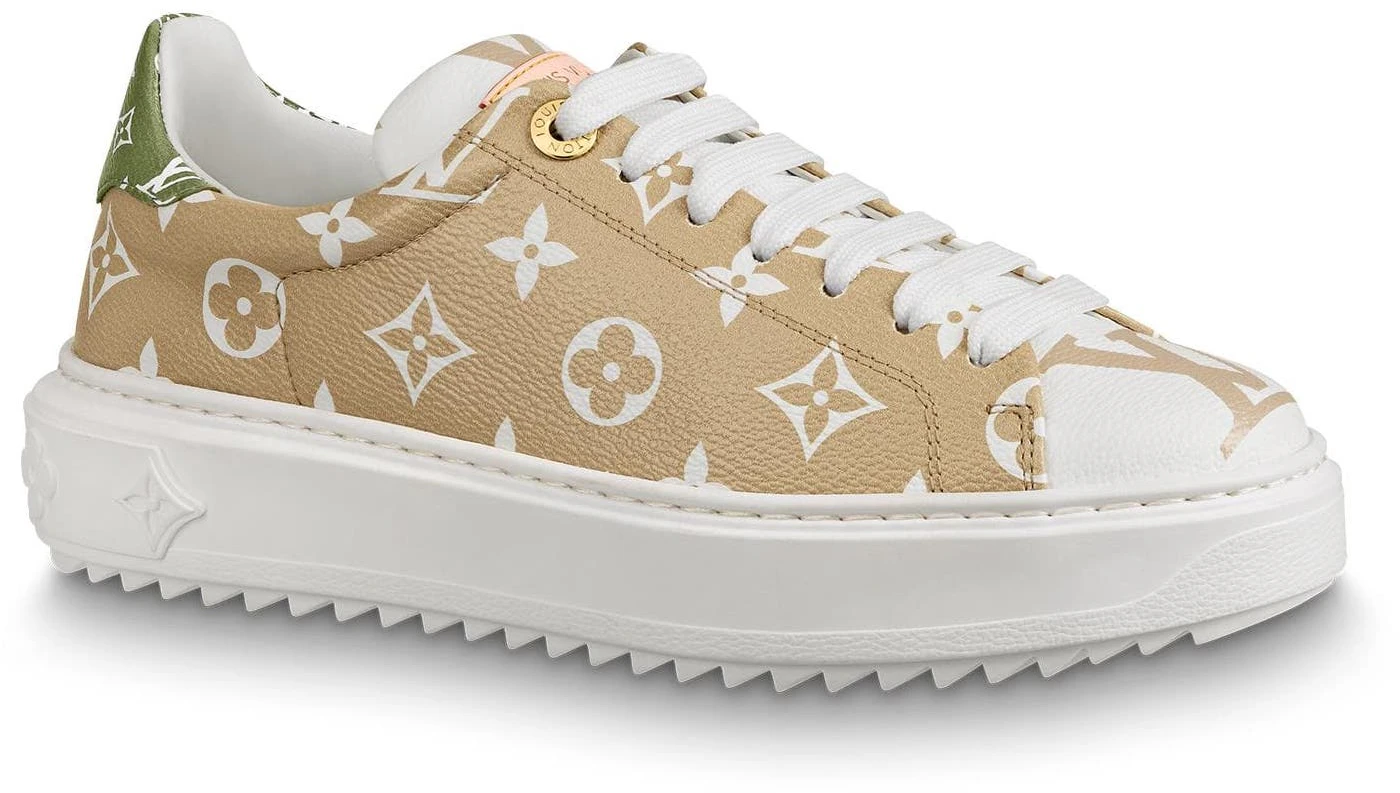 Louis Vuitton Trainer Time Out Monogram Blanc (Women's) - 1A58AD - GB