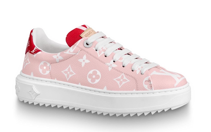 Louis vuitton time out trainer pink on sale