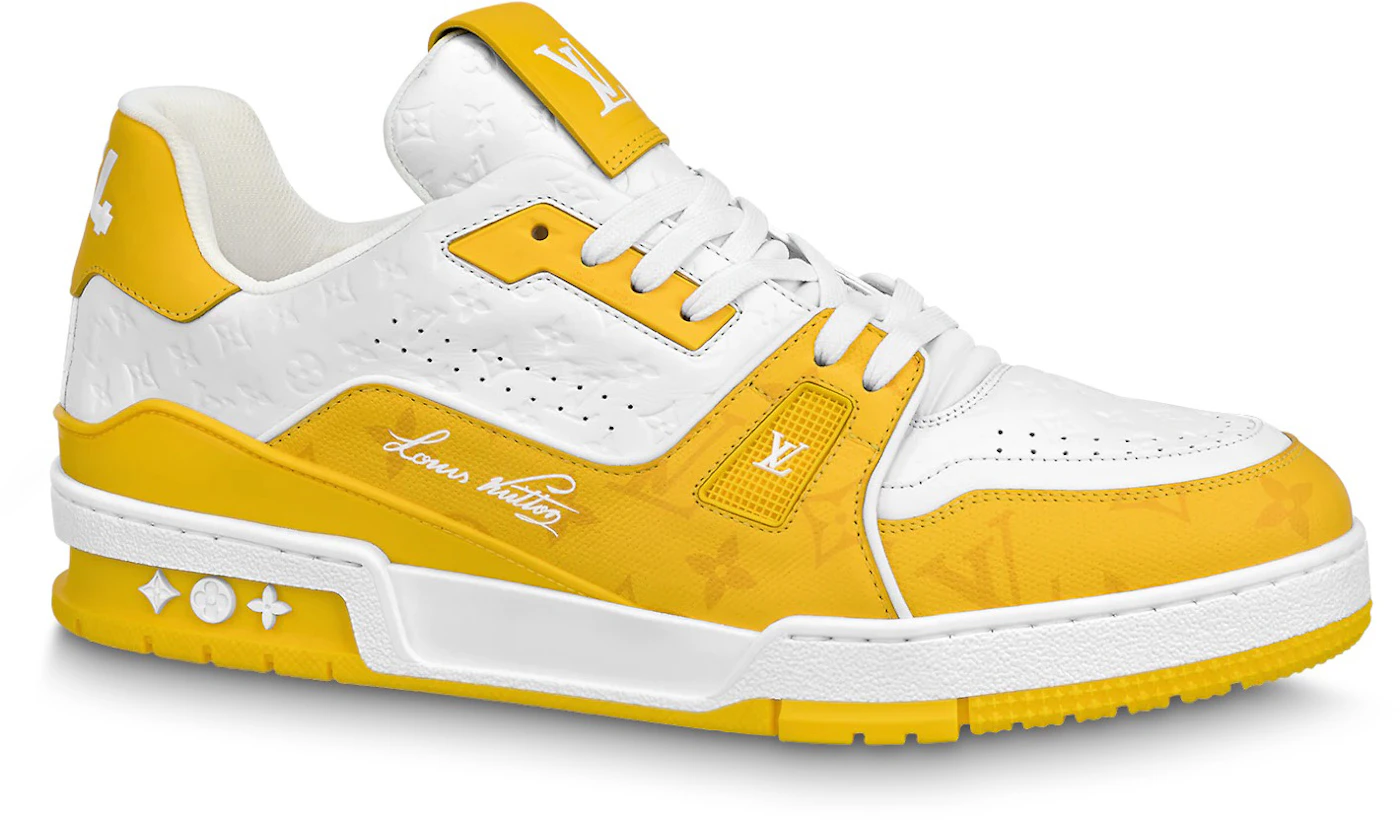 Louis Vuitton Trainer Sneaker Yellow - NOBLEMARS