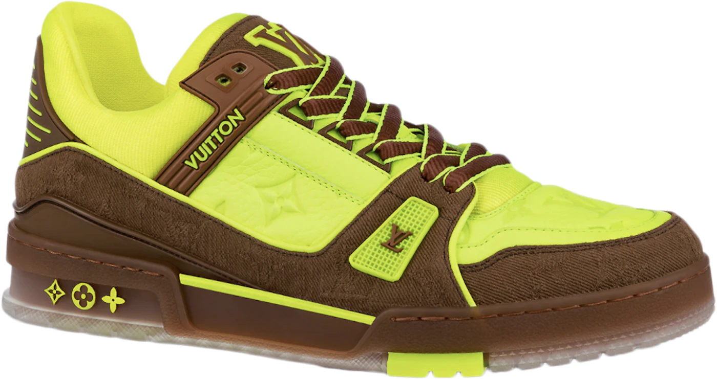 Louis Vuitton LV x YK LV Trainer Sneaker Yellow. Size 08.0