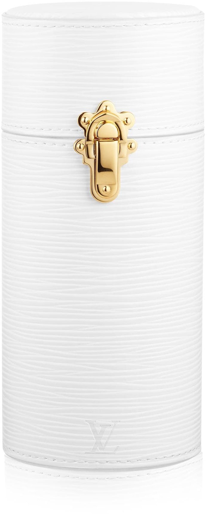 Louis Vuitton Travel Case Epi 200ML White in Epi Leather with Gold