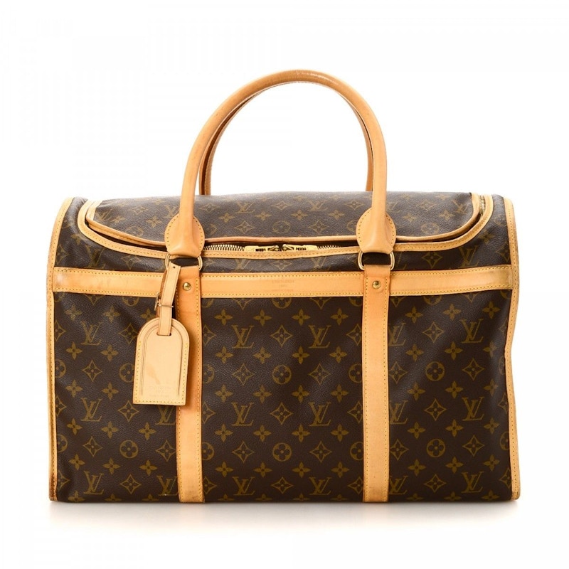 Louis Vuitton Travel Sac Chien Monogram 50 Brown in Coated Canvas