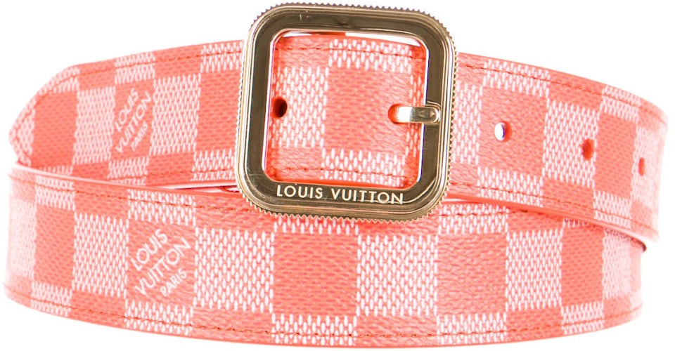 Louis Vuitton Belt Initiales Monogram 1.5W Brown/Brass in Coated
