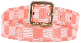 Louis Vuitton Tresor Belt Damier Couleurs 1.25W Piment