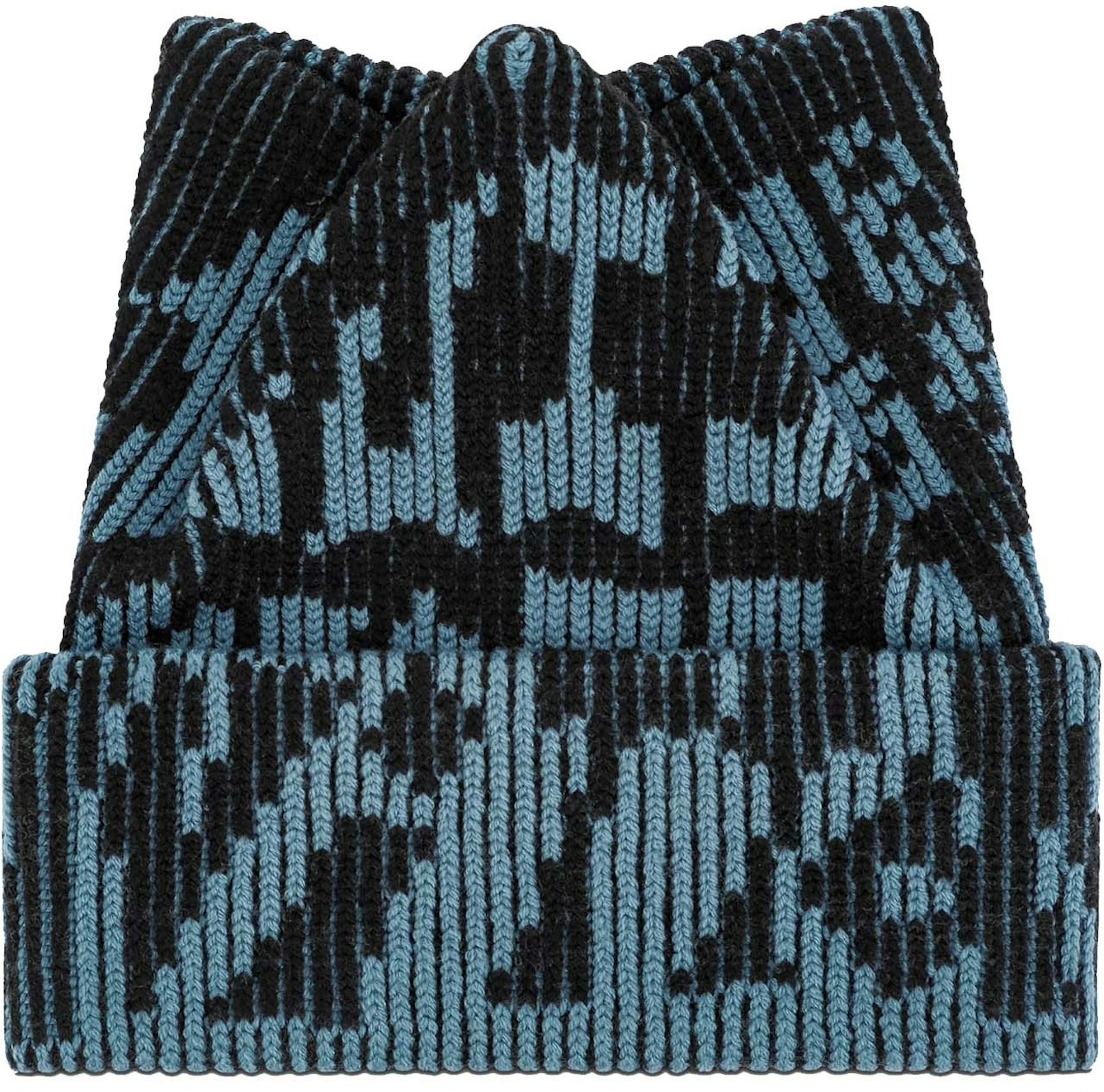 Louis Vuitton Rib Knit Wool Beanie - Blue Hats, Accessories - LOU593610