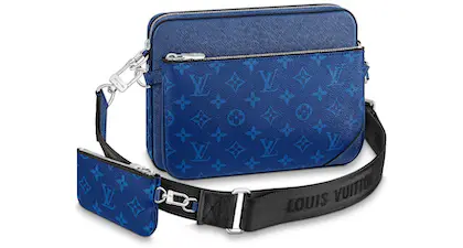 Louis Vuitton Trio Messenger Ink Watercolor in Cowhide Leather with ...