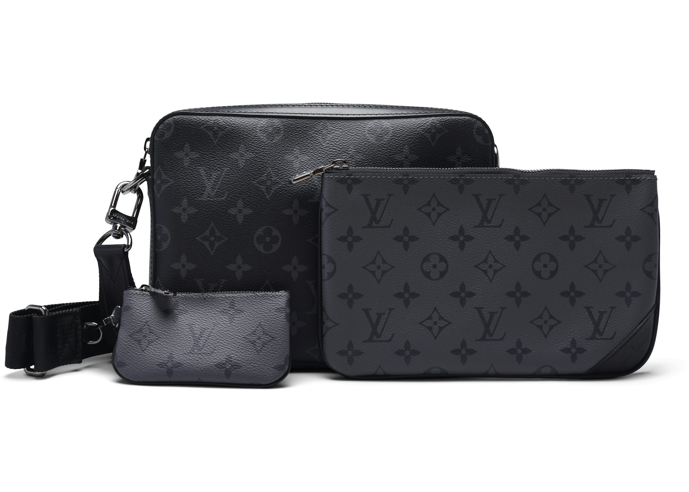 Louis Vuitton Steamer Messenger 100% genuine leather men's messenger bag
