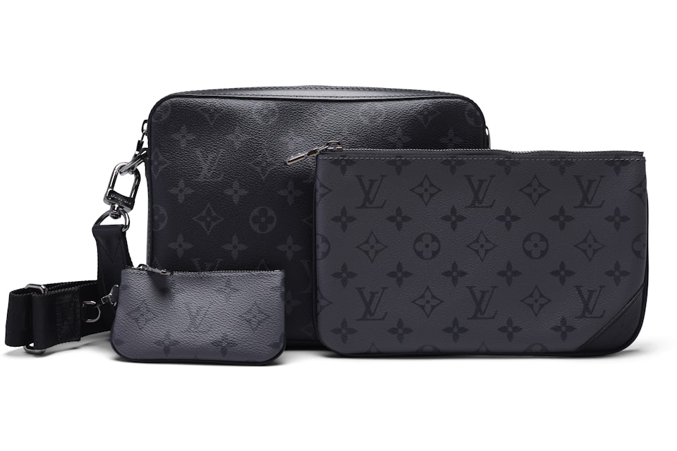 louis vuitton lv trio messenger new grey