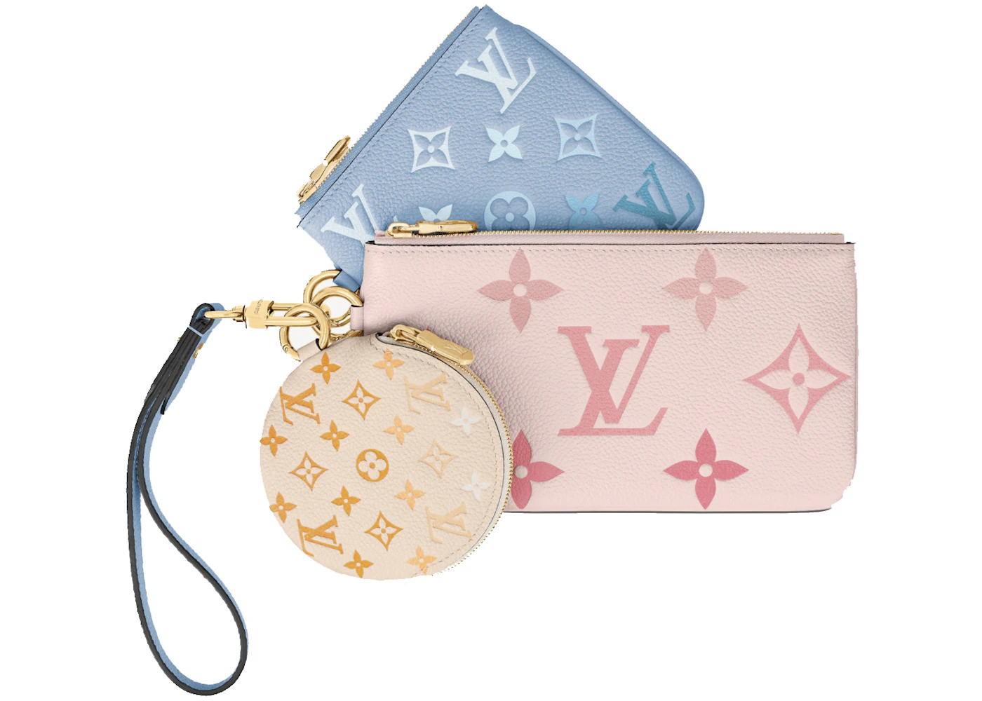Louis vuitton trio pouch Clearance