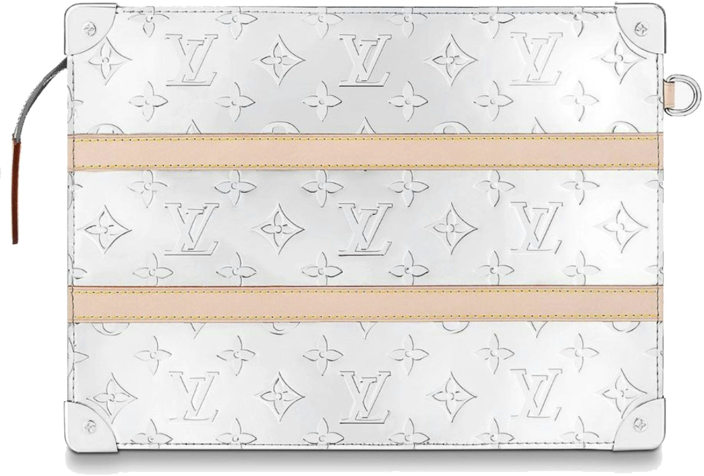 Louis Vuitton Trunk Pouch Monogram Mirror in Coated Canvas with Silver-tone  - US