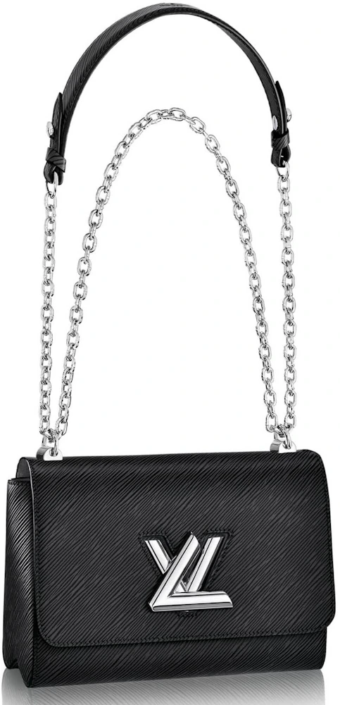 Louis Vuitton Twist Epi GM Black in Epi Leather with Silver-tone - GB