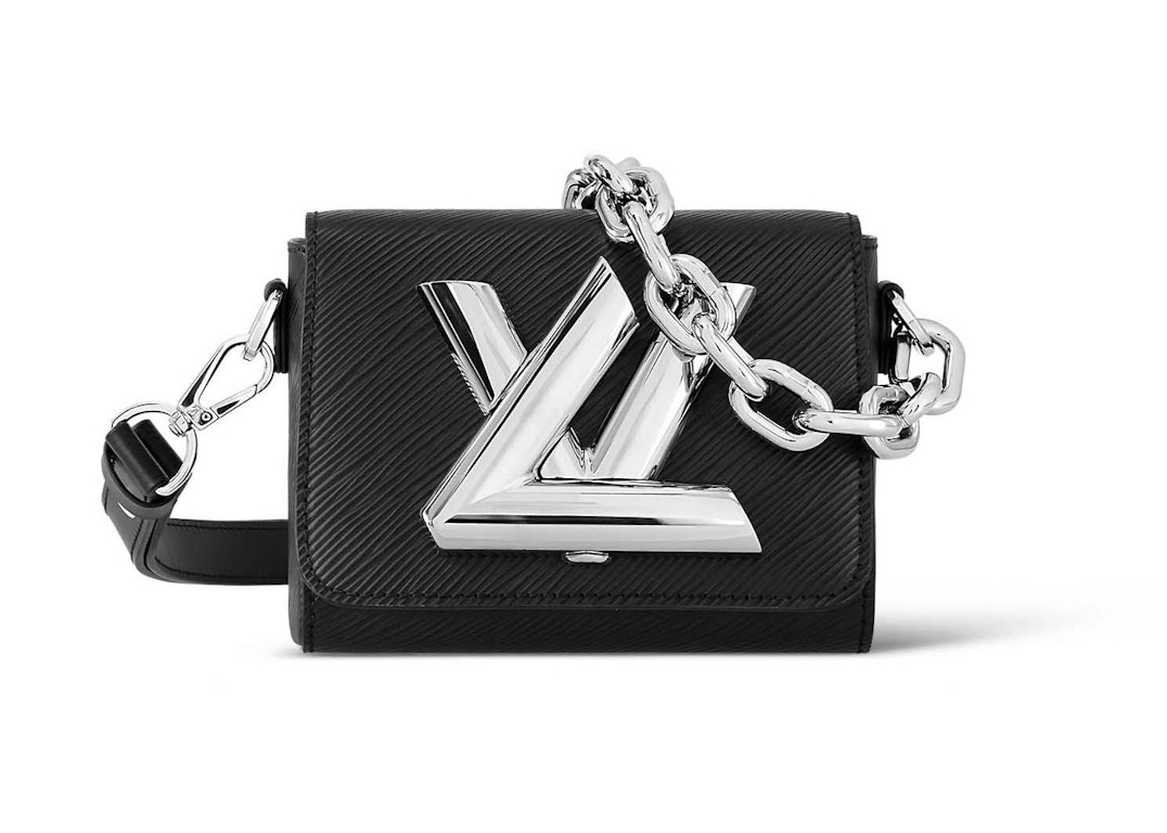 Louis Vuitton Twist Black Leather Handbag (Pre-Owned)