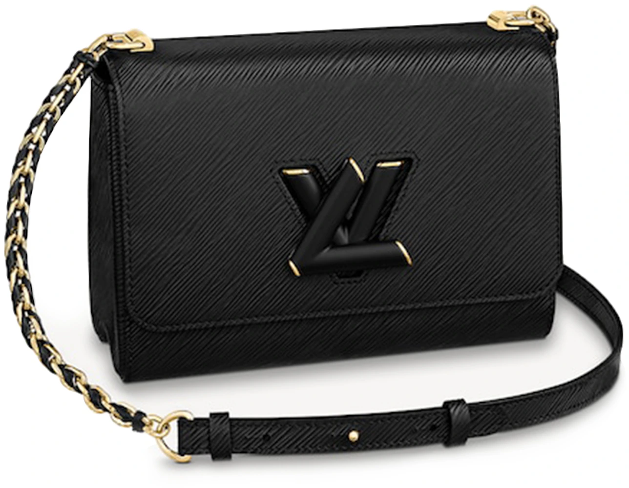 Louis Vuitton Black Epi Leather/Matte Black LV Twist MM Crossbody