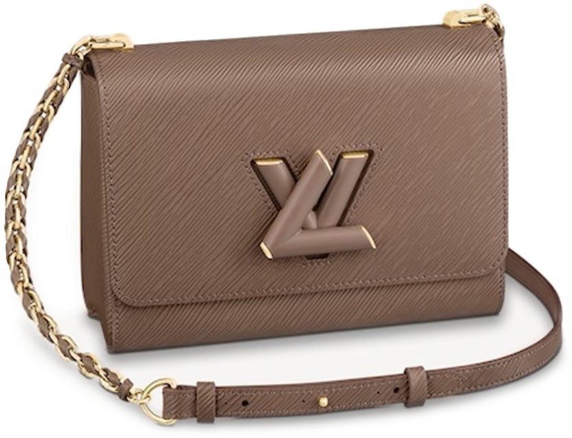 Louis Vuitton Twist MM Braided Links Epi Grained Leather Smokey Brown in  Cowhide Leather with Gold-tone - US