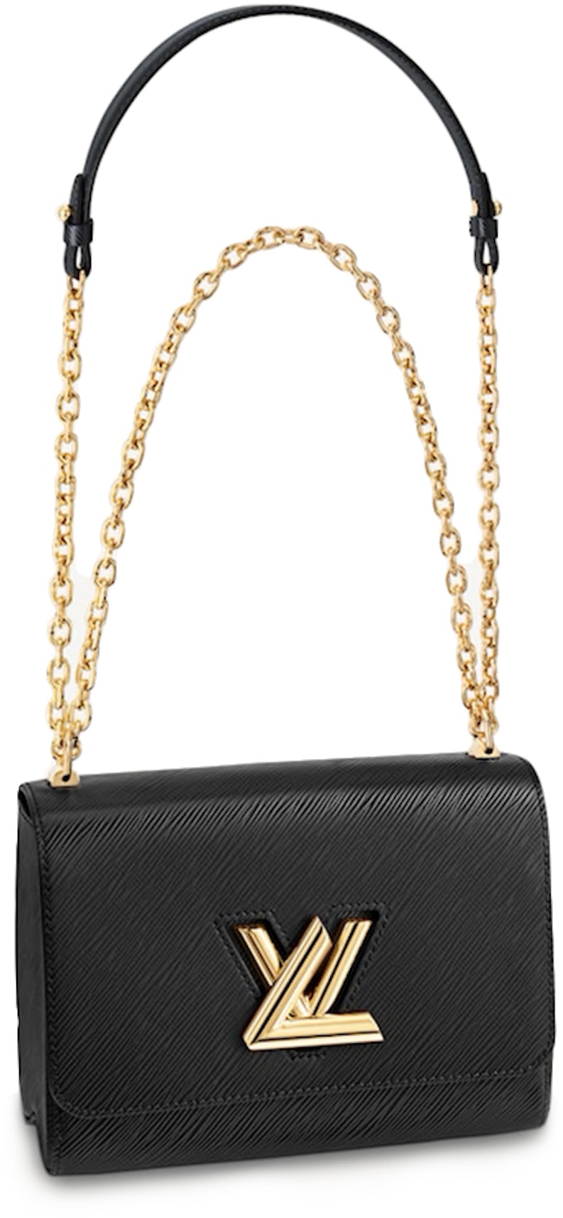 Louis Vuitton Twist MM Epi Grained Leather Black in Cowhide Leather with  Gold-tone - US