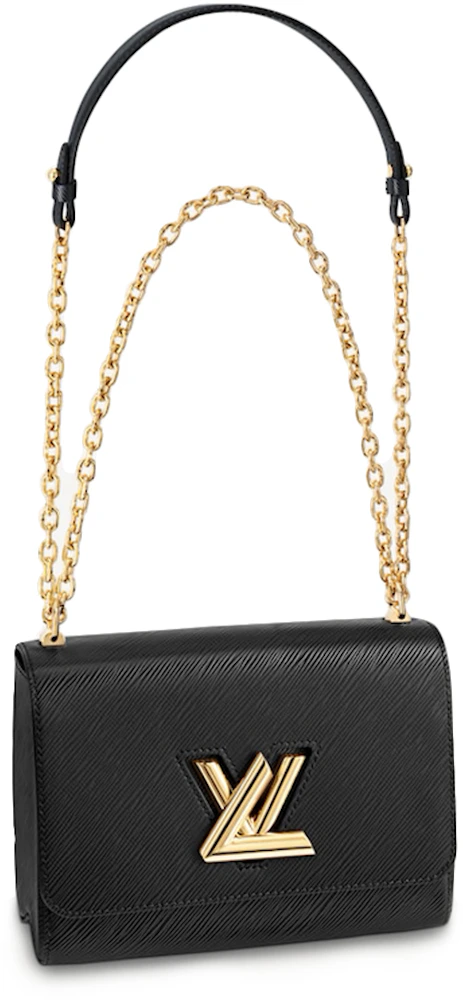 Louis Vuitton Twist MM Epi Grained Leather Black in Cowhide Leather ...