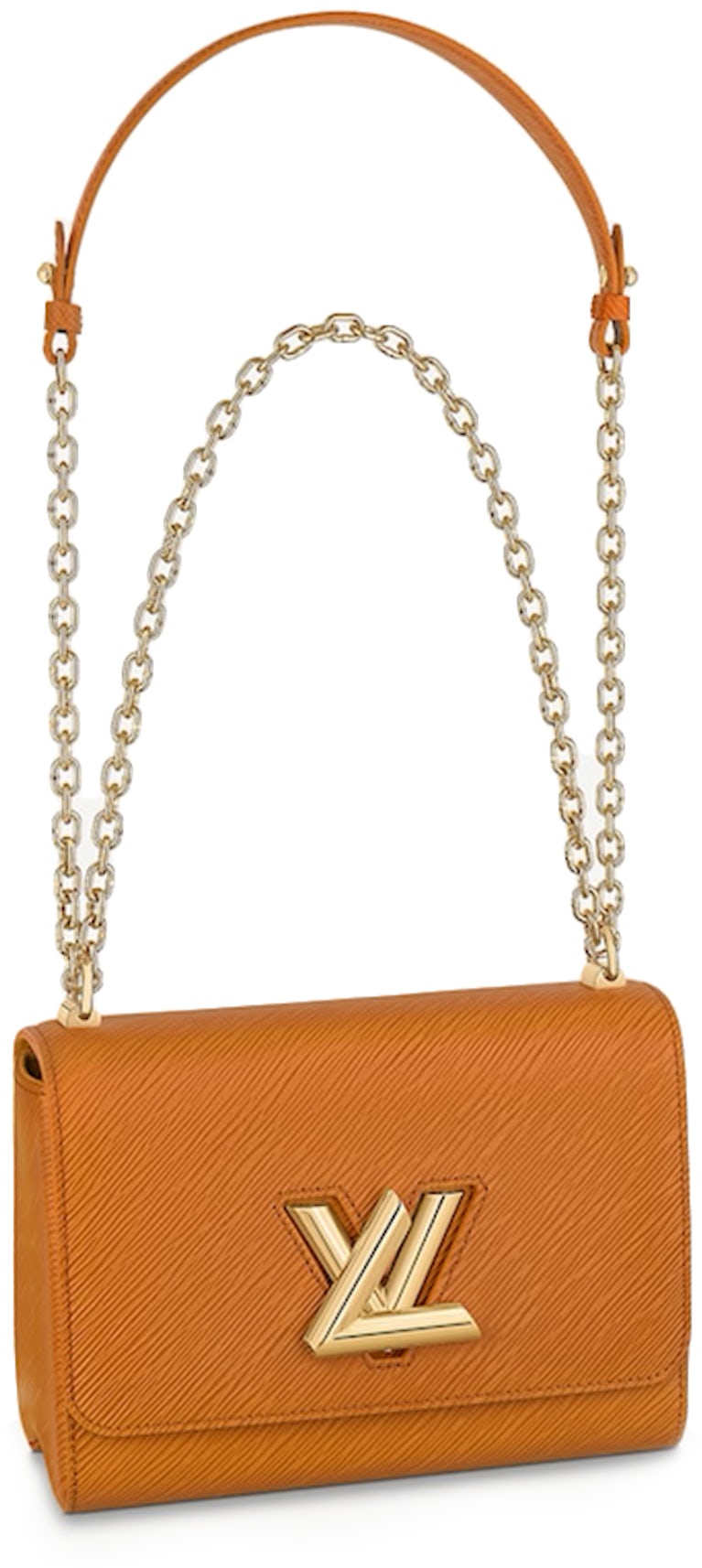 Louis Vuitton Twist MM Epi Grained Leather Gold Honey in Cowhide Leather  with Gold-tone - US