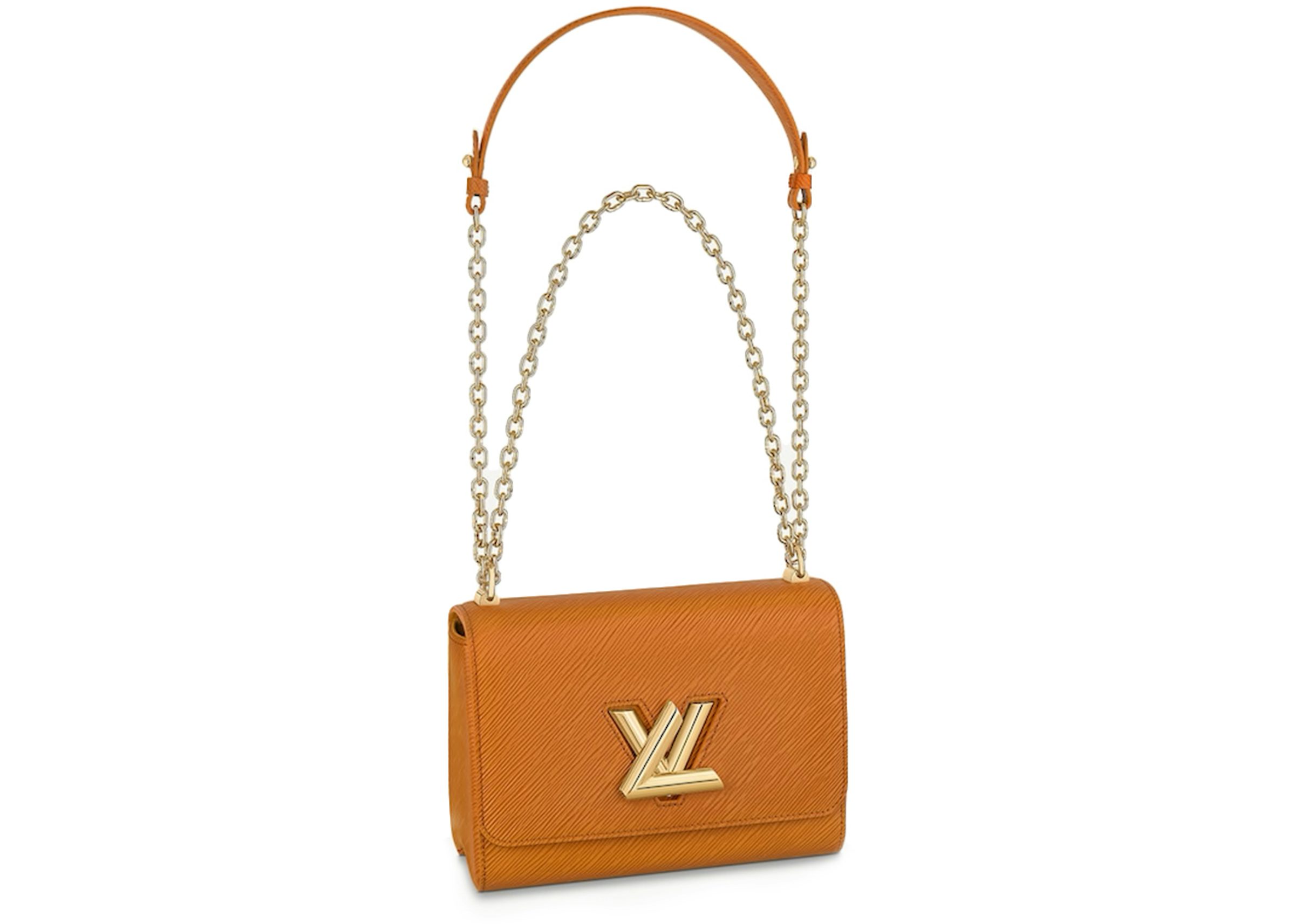 Louis Vuitton Twist MM Epi Grained Leather Gold Honey in Cowhide Leather  with Gold-tone - US