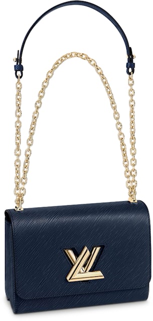 Louis Vuitton Epi Leather Twist MM Bag Blue
