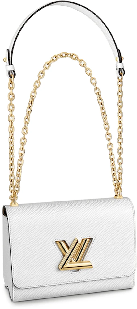Louis Vuitton Twist MM Epi Grained Leather White in Cowhide Leather with  Gold-tone - US