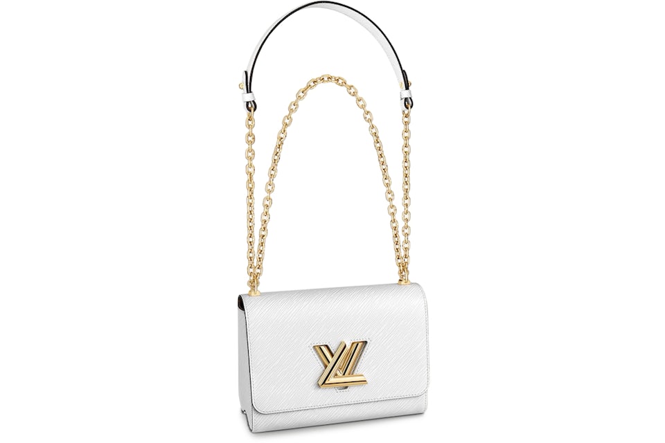 Louis Vuitton Twist MM Epi Grained Leather White in Cowhide