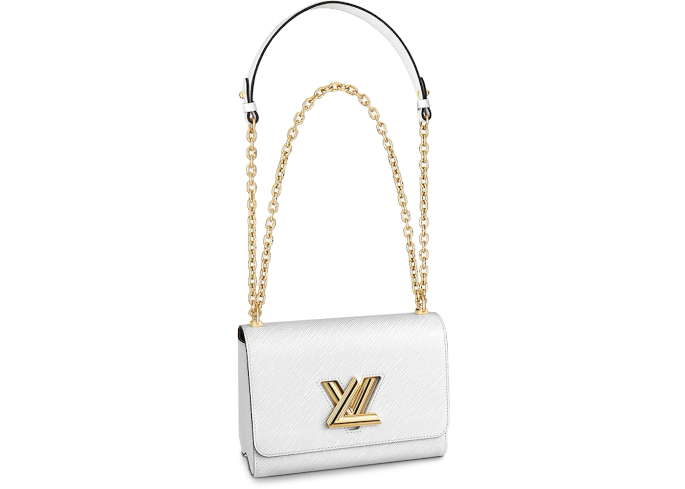 Louis Vuitton Twist MM Epi Grained Leather White
