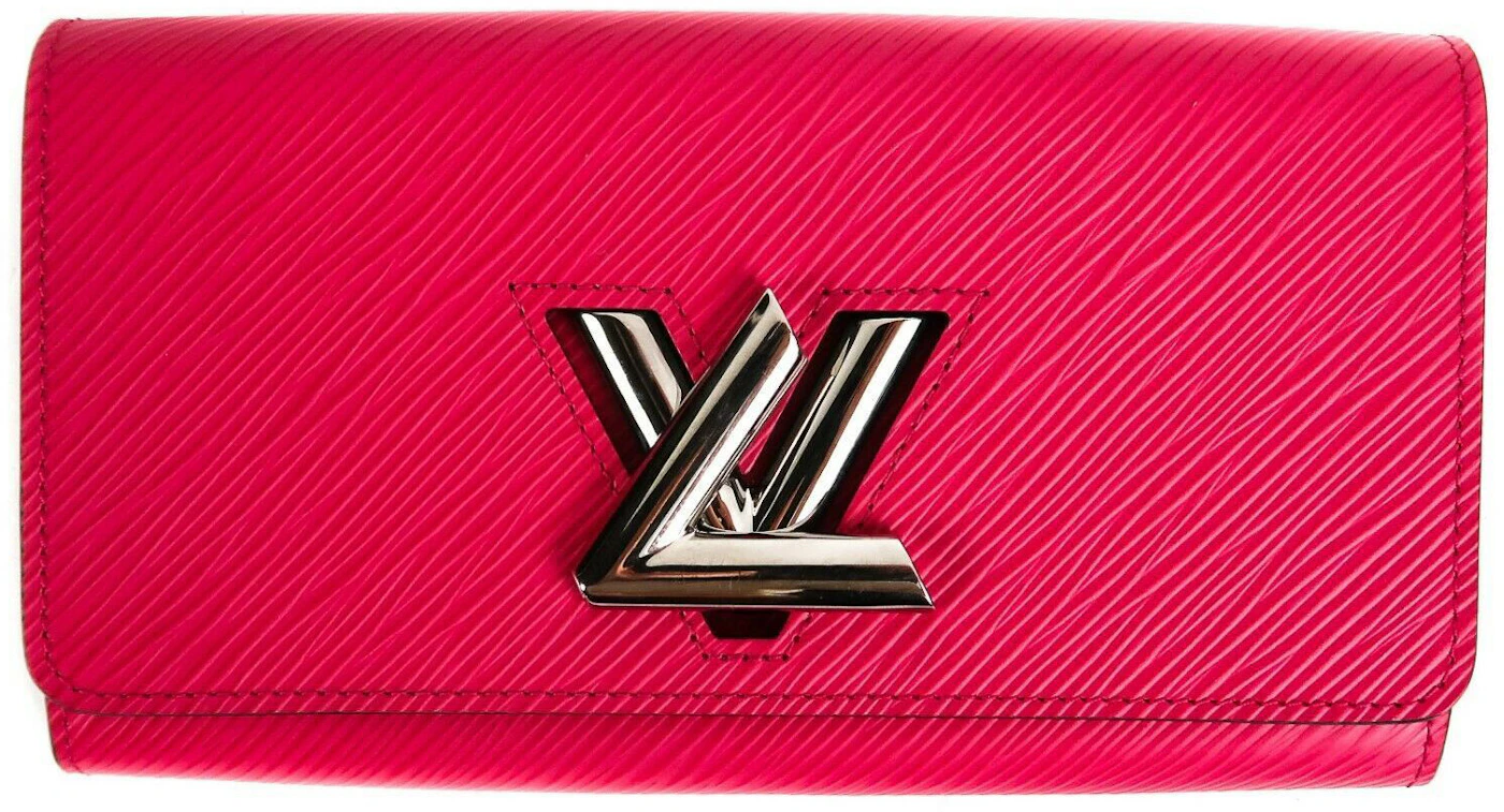 Authentic Louis Vuitton LV Rose Ballerine Pink Twist Wallet On