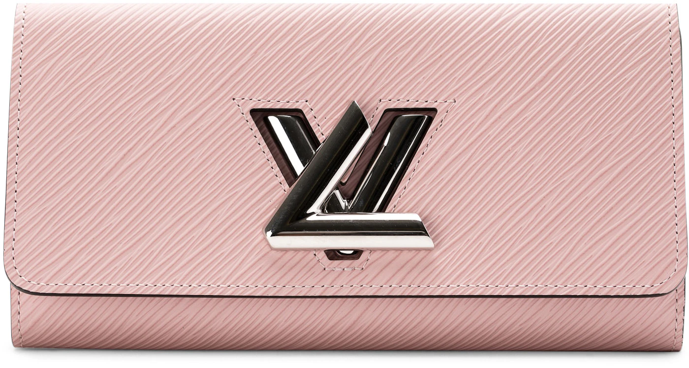 Louis Vuitton Twist Wallet Epi Rose Ballerine in Cowhide Leather with  Silver-tone - GB