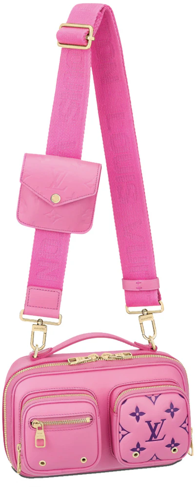FWRD Renew Louis Vuitton Utility Crossbody Bag in Pink