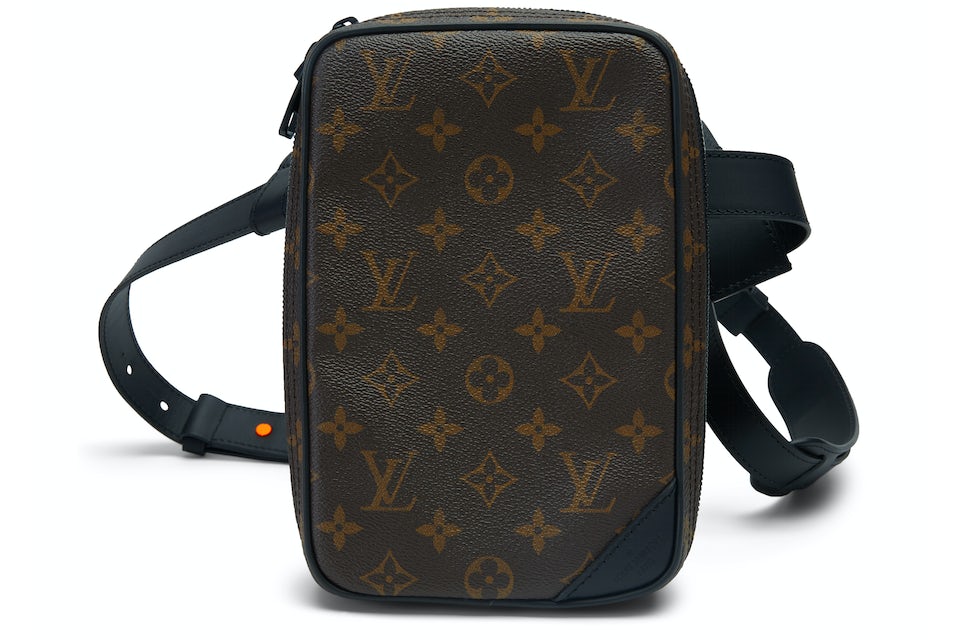 Louis Vuitton Utility Side Bag Monogram Brown in Canvas with Orange Black -  GB