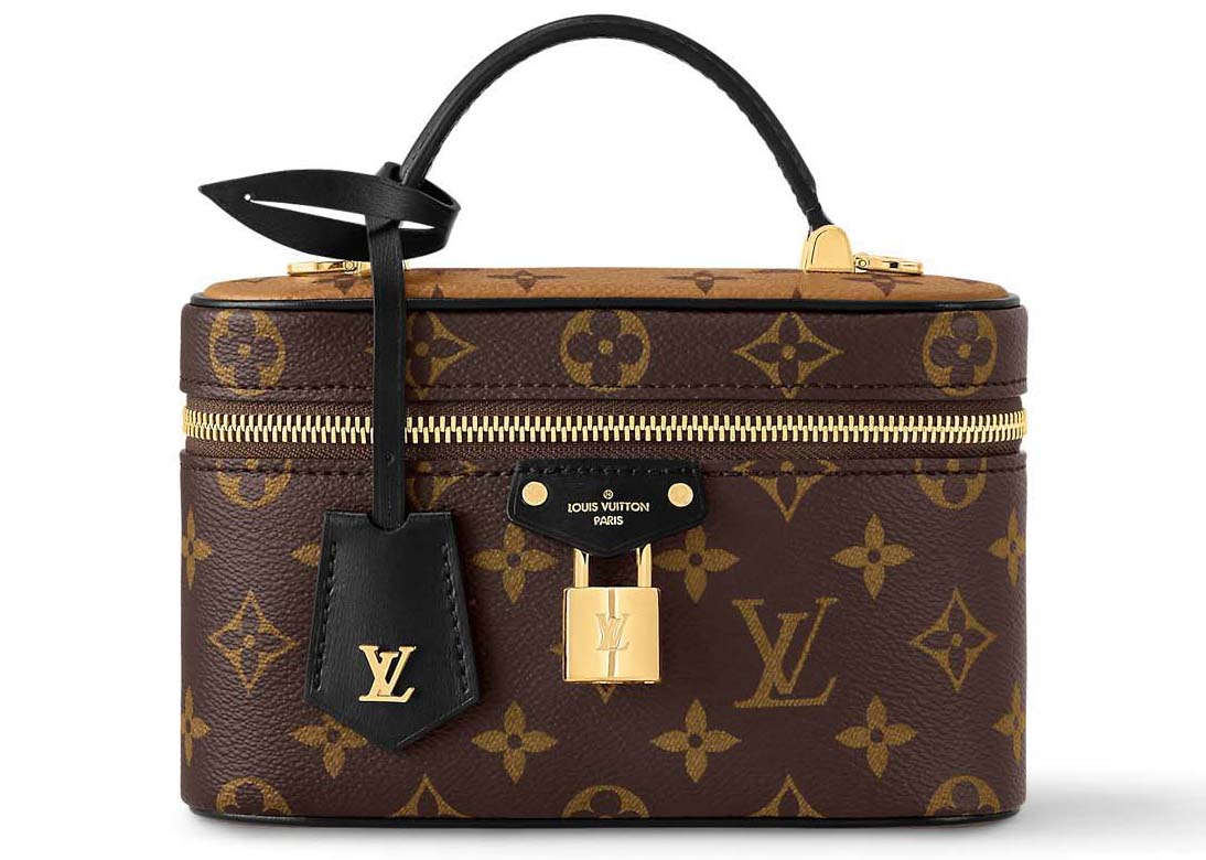 Louis Vuitton Vanity Chain Pouch Monogram in Coated Canvas with ...