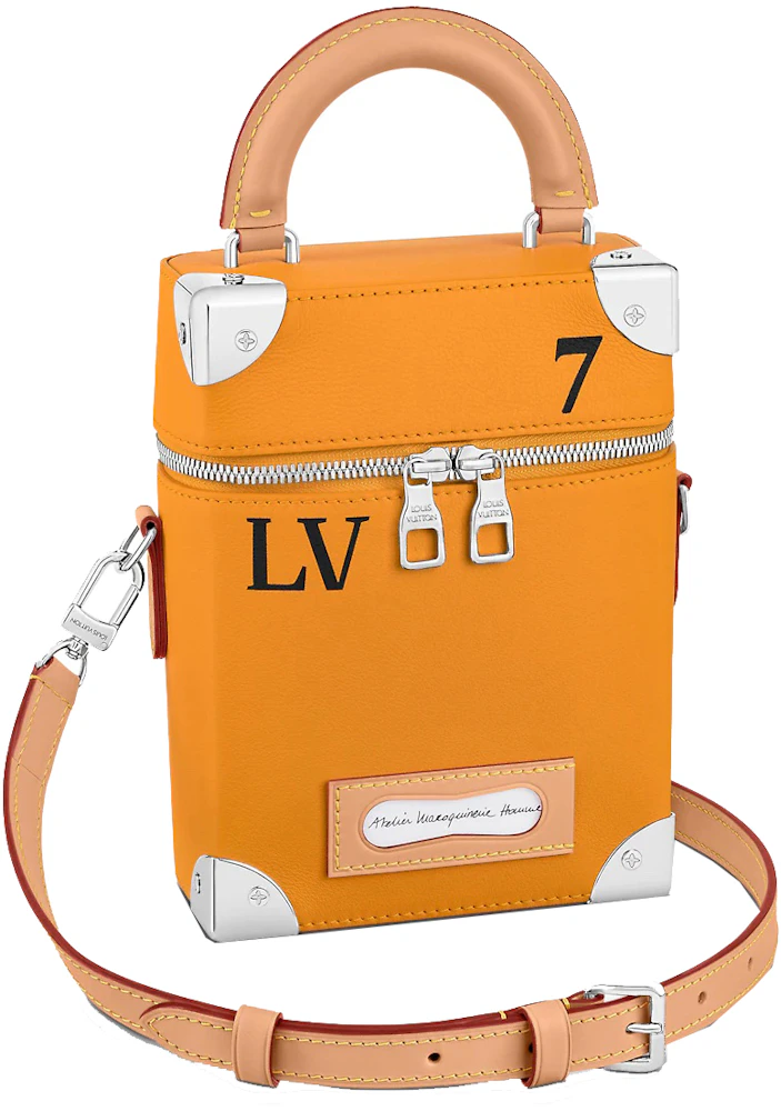 Louis Vuitton Vertical Box Trunk Saffron Yellow