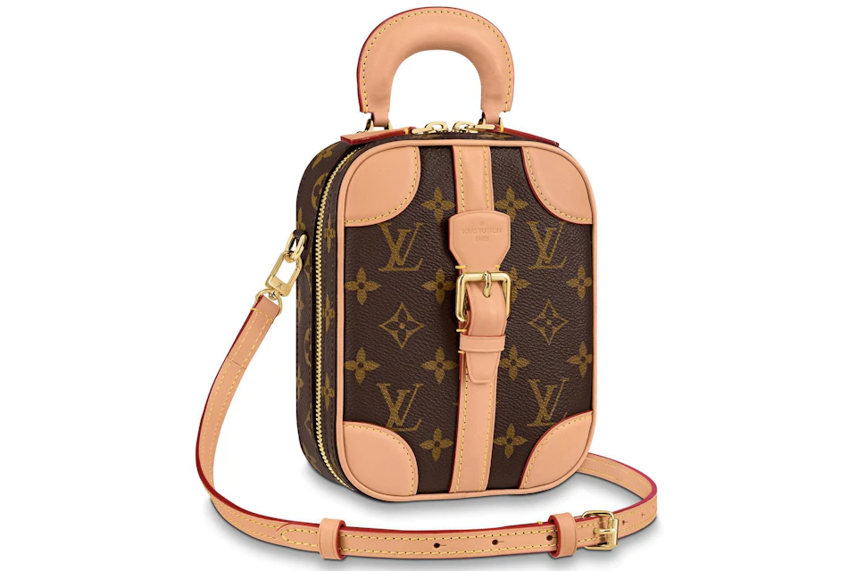 Louis Vuitton Vertical Mini Luggage Monogram Brown in Canvas/Leather with US