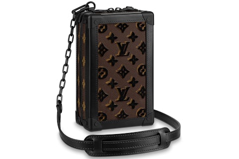 Louis Vuitton Vertical Soft Trunk Monogram Tuffetage Black in