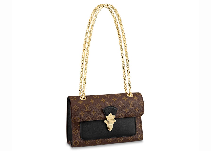 Louis Vuitton Victoire Monogram Black in Coated Canvas/Cowhide Leather with  Gold-tone - US
