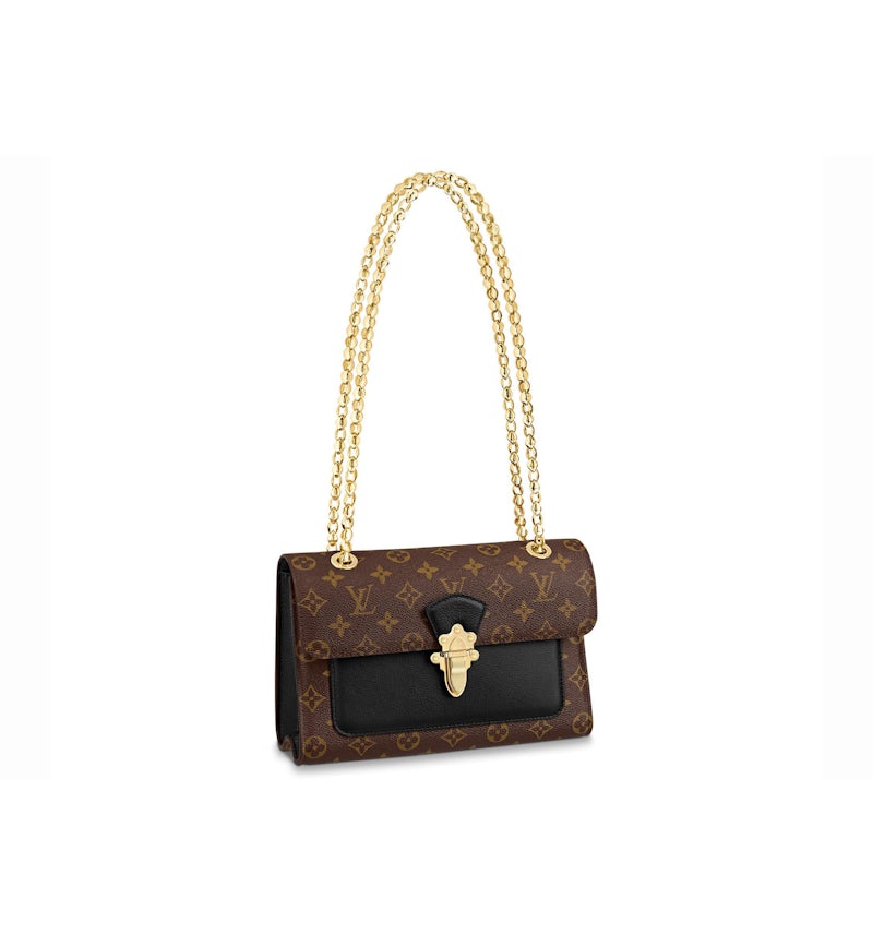 Louis Vuitton Victoire Monogram Noir with Gold-tone de la