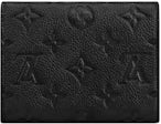 Louis Vuitton Victorine Wallet Bicolor Monogram Empreinte Giant Black  2420392
