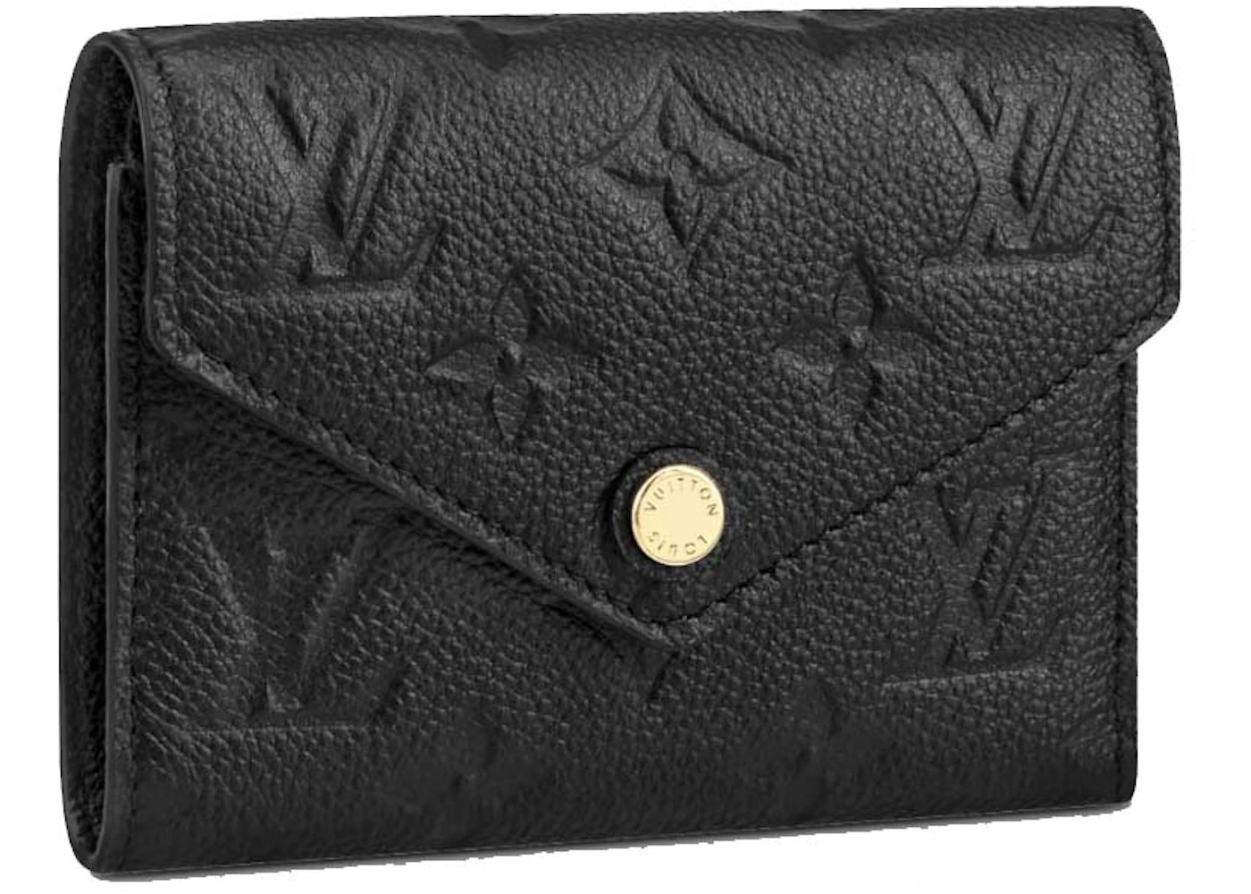 Louis Vuitton Victorine Wallet Black in Monogram Empreinte Leather