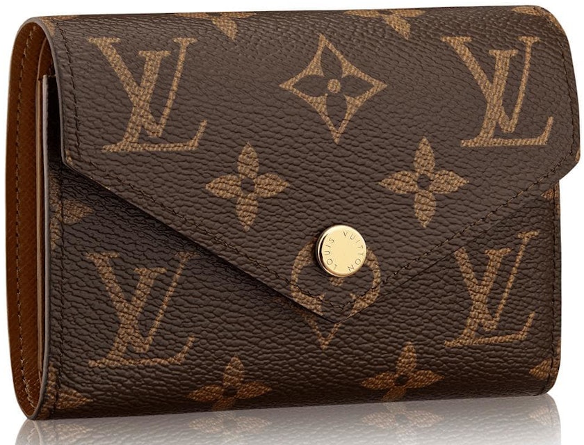 Vuitton Victorine Wallet Monogram Brown Lining in Coated with Gold-tone US