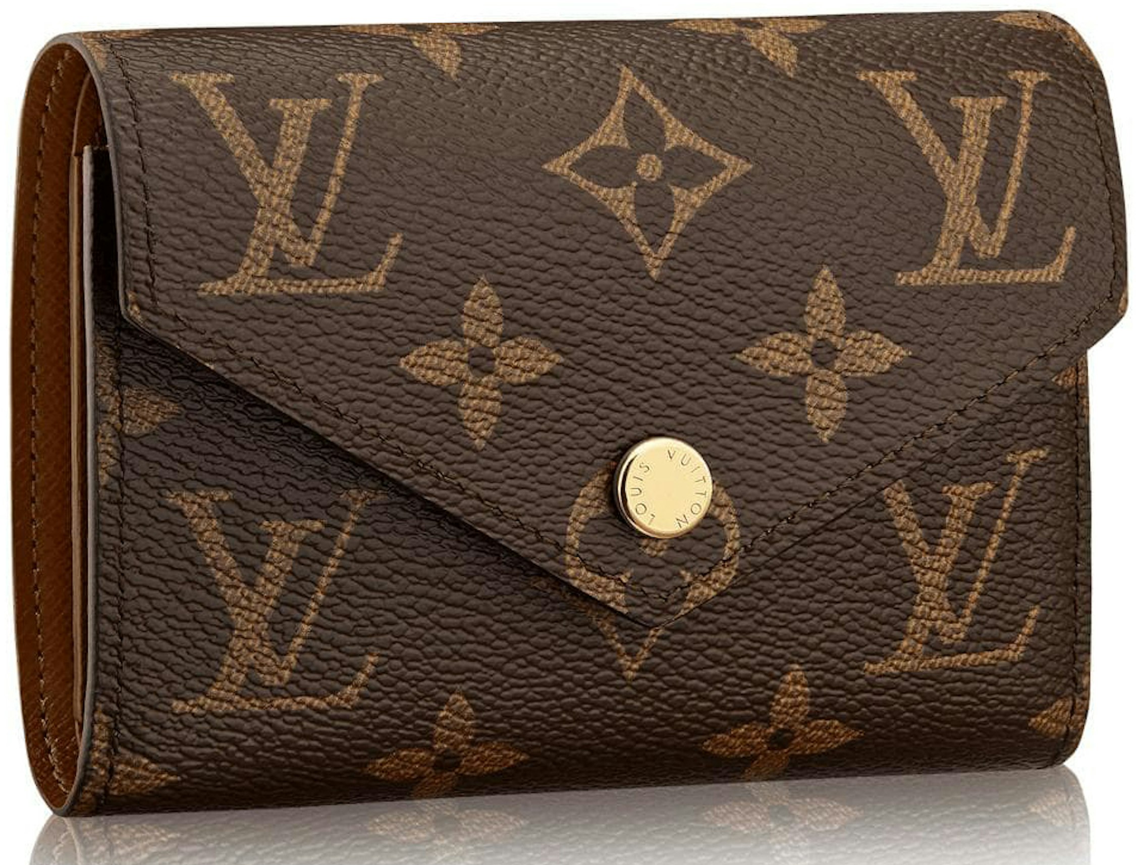 Evne patrice ært Louis Vuitton Victorine Wallet Monogram Brown Lining in Coated Canvas with  Gold-tone - US