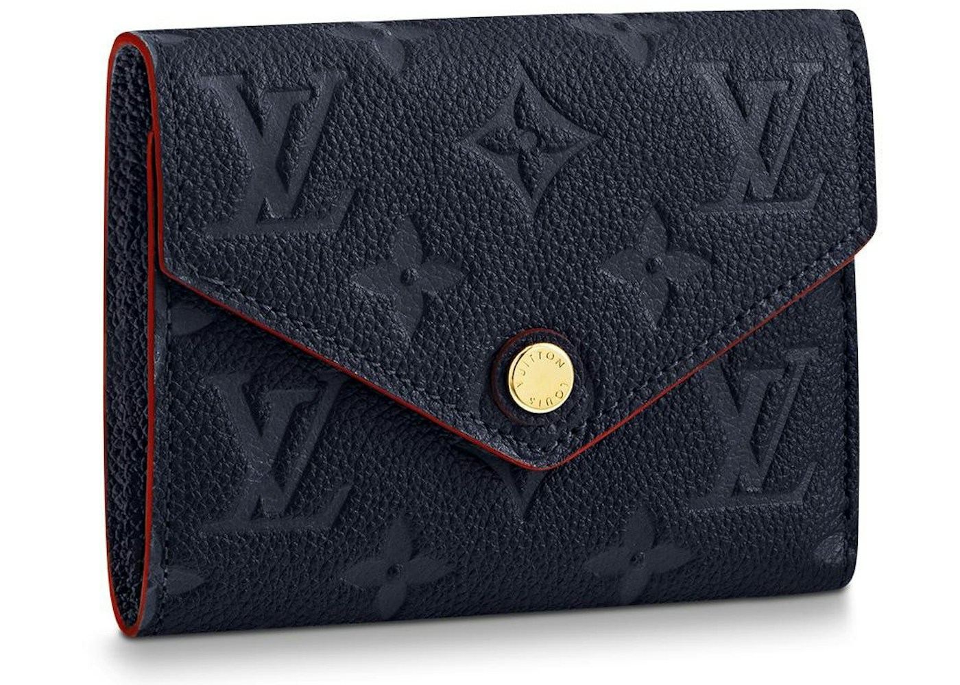 Louis  Vuitton  Victorine Wallet  Monogram Empreinte Marine   Louis  Vuitton  Victorine Wallet  Monogram Empreinte Marine