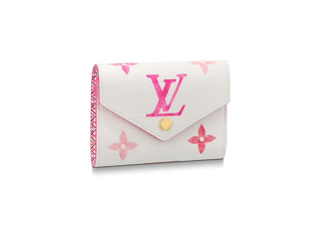 Zippy leather wallet Louis Vuitton Pink in Leather  12154131