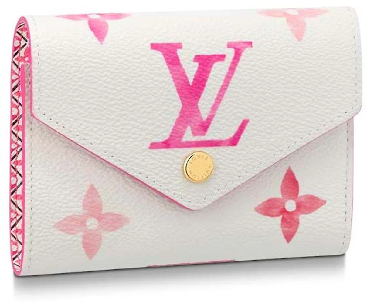 Louis Vuitton Victorine Wallet Monogram Vivienne Wisteria Pink in Coated  Canvas with Gold-tone - US