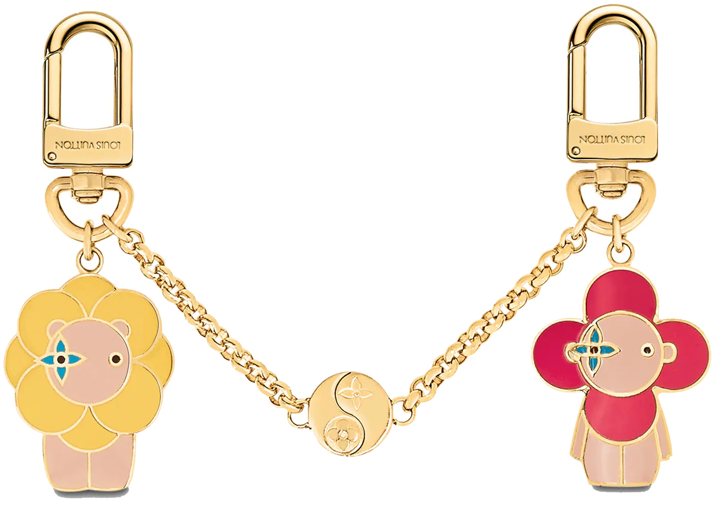 Louis Vuitton Vivienne And Petula Best Friend Bag Charm And Key Holder  Vivienne Holiday Gold