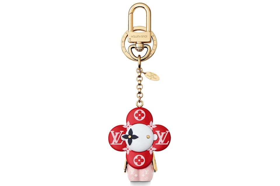 Louis Vuitton Vivienne Bag Charm and Key Holder Monogram Giant Red/Pink in  Canvas/Plastic with Gold-tone - US